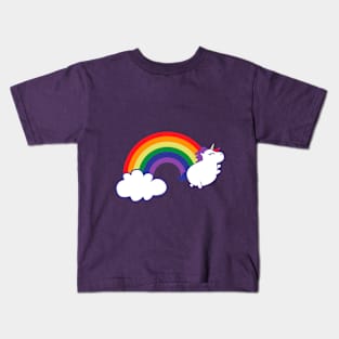 Rainbow unicorn Kids T-Shirt